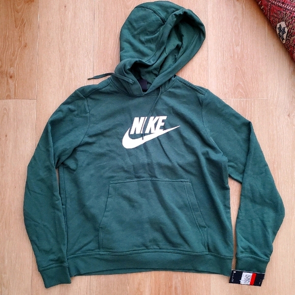 Nike Tops - NIKE Hoodie Forest Green Large